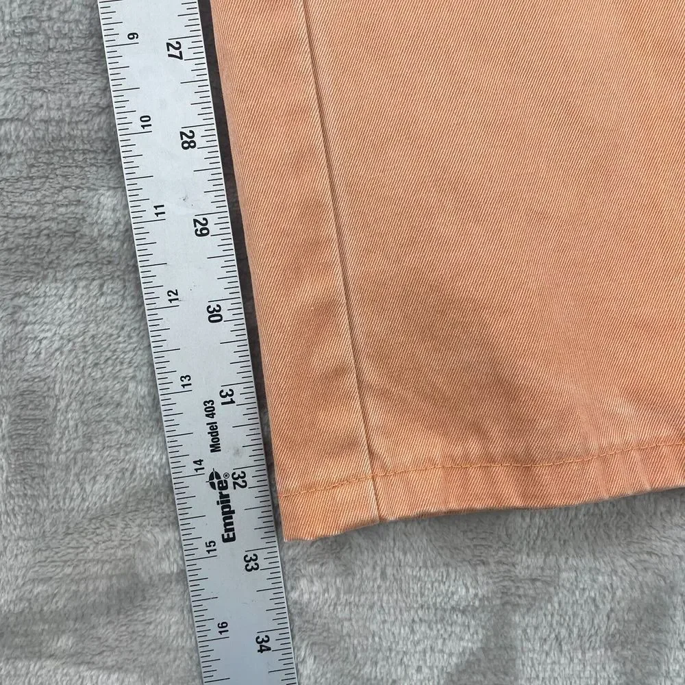 Peter Millar Crown Crafted Pants Men‎ 34x33 Faded Orange Chino Golf Casual Pima